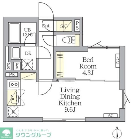 TKS中野新橋の物件間取画像